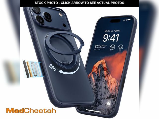 Lot 74-13630990 - TORRAS for iPhone 17 Pro Max Case, 360 Magnetic Stand, [Fit for MagSafe] [4X Military-Grade Protecti...