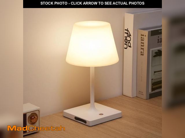 Lot 74-12129802 - Outdoor Cordless Table Lamp, Waterproof Battery Operated Desk Lamp with Touch Control, Rechargeable ...