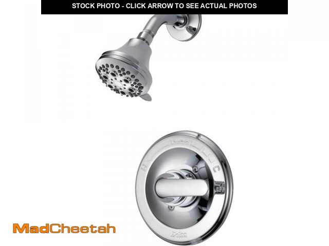 Lot 74-12463510 - Delta Classic Single-Handle 5-Spray Shower Faucet in Chrome (Valve Included) - UNUSED