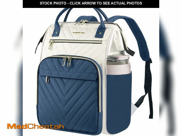 Lot 74-14433322 - VANKEAN 15.6 Inch Laptop Backpack for Women Large Capacity Waterproof Daypack - USED