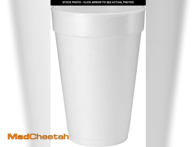Lot 74-12137602 - DART 16oz Foam Cups, Case of 500ct, 16J165 - UNUSED