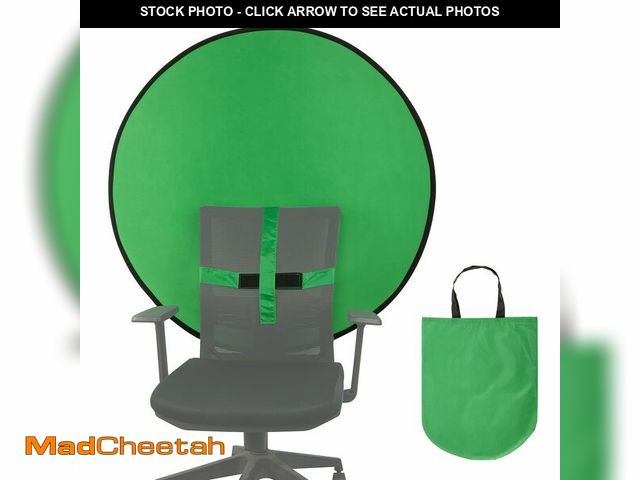 Lot 74-12699629 - Cosmos 1 Pc Green Screen Backdrop 43 in / 110 cm Diameter Foldable Portable Photography Background G...