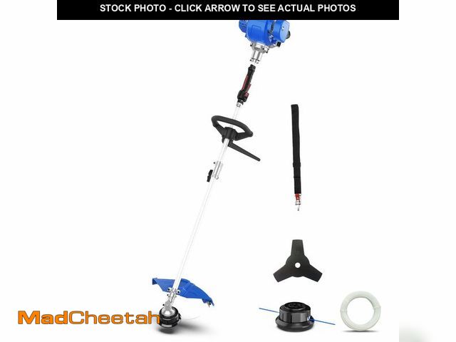 Lot 74-14070272 - Wild Badger Power Gen2 Upgraded 31cc 4-Cycle Gas Powered Weed Wacker, 2-in-1 String Trimmer and Brus...