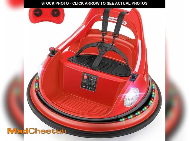 Lot 74-13709529 - ELEMARA Kids Bumper Car, 1.9mph Max, 12V Electric Car for Toddlers, 360ÃÂ°Spin Bumping Car with Mus...