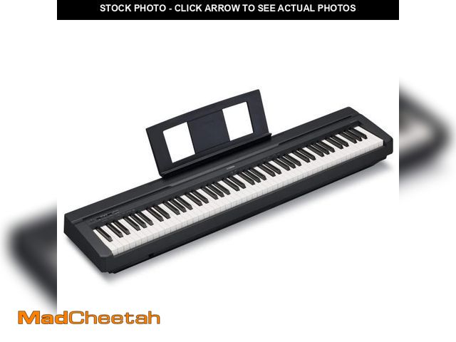 Lot 74-12233167 - YAMAHA P71 88-Key Weighted Action Digital Piano with Sustain Pedal and Power Supply (Amazon-Exclusiv...