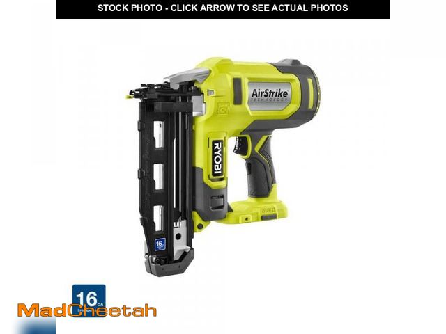 Lot 74-12390951 - RYOBI ONE+ 18V AirStrike 16-Gauge Cordless Finish Nailer (Tool Only) - UNUSED