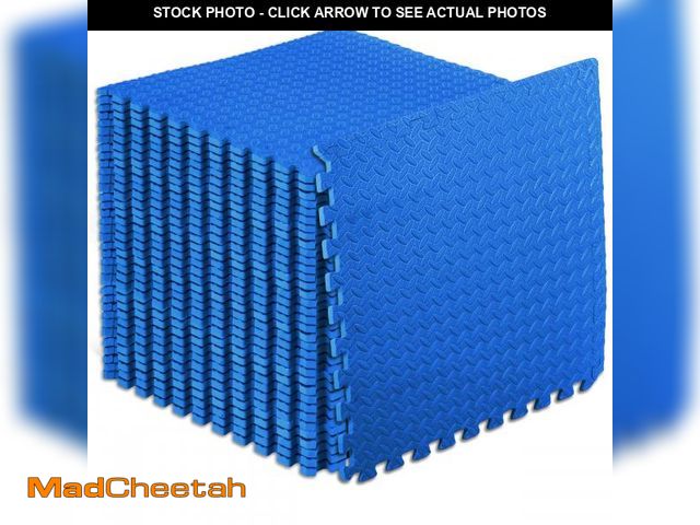Lot 74-12538915 - ProsourceFit Puzzle Exercise Mat Ã in, EVA Interlocking Foam Floor Tiles for Home Gym, Mat for Home...