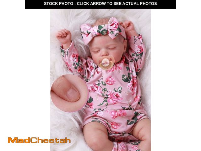Lot 74-14294762 - BABESIDE Lifelike Reborn Baby Dolls - 20 inch Cuddly Realistic Baby Doll Soft Body Sleeping Real Lif...