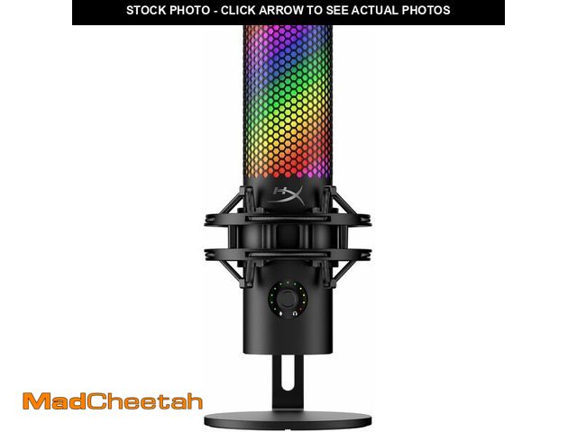 Lot 74-14597434 - HyperX QuadCast 2 S Ã¢â¬â USB Microphone, with RGB Lighting, Streaming and Podcasting, with On-Bo...