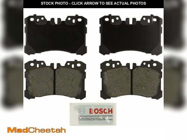 Lot 74-13958677 - BOSCH BE1282 Blue Ceramic Disc Brake Pad Set - Compatible with Select Lexus LS460, LS500, LS500h, LS...
