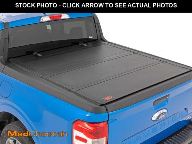 Lot 74-12403939 - Rough Country Hard Tri-Fold Truck Bed Tonneau Cover for Ford Maverick (2022-2025) - Aluminum Flip-Up...