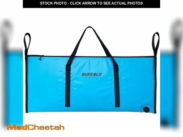 Lot 74-14424385 - Buffalo Gear Insulated Fish Cooler Bag Portable Fish Kill Bag Keep Ice-cold More Than 48 Hours,40Ãâ...