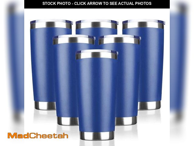 Lot 74-12215251 - EcoMozz 20oz Tumbler Stainless Steel Vacuum Insulated Mug with Lid, Double Wall Travel Mug, Durable ...