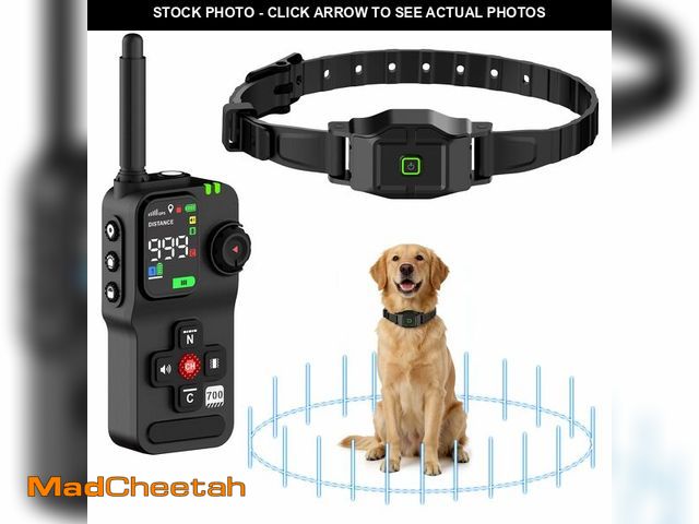 Lot 74-14061769 - LOTYP GPS Wireless Dog Fence with Remote, IPX7 Waterproof Electric Collar Fence, Perimeter Containme...