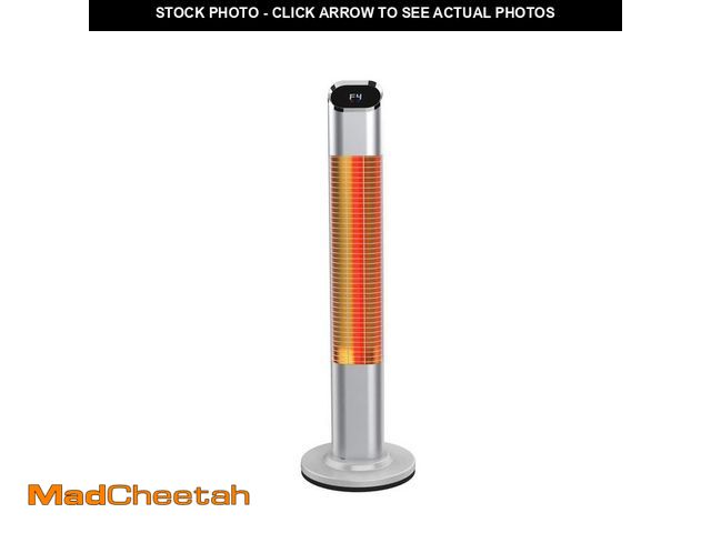 Lot 74-13001659 - Edendirect 1500-Watt 11.22 in. Electric White Infrared Convection Heater Space Heater with remote co...