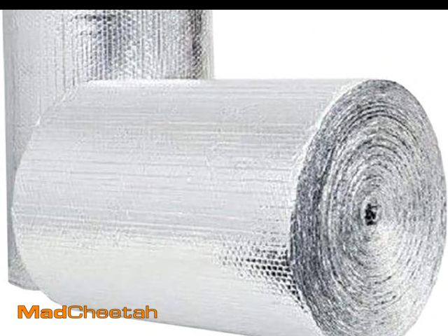 Lot 74-12490562 - IAJXWI Double Bubble Reflective Foil Insulation, 24in x 33ft Reflective Bubble Wrap Insulation, Ther...