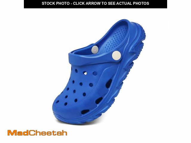 Lot 74-14300150 - Nedaan Kids Clogs for Boys Comfortable Slip on Sandals Beach Pool Slipper - USED