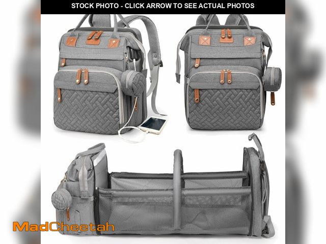 Lot 74-12709439 - Astro alan Baby Diaper Bags with Changing Station, Waterproof Diaper Bag Backpack for Moms Dads with...