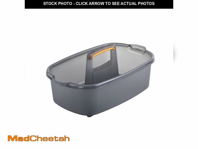 Lot 74-14265583 - Casabella Cleaning Storage Caddy with Handle Plastic Multipurpose Organizer, Rectangle, 1.85-Gallon,...