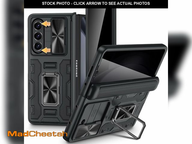 Lot 74-14273760 - VEGO for Galaxy Z Fold 5 Case, with Privacy Screen Protector, Built-in Slide Camera Cover &amp; 360Ã...
