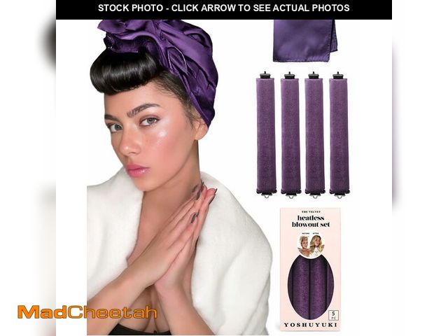 Lot 74-12444772 - YOSHUYUKI Grande Heatless Curls Overnight Rods No Heat Hair Curlers to Sleep Jumbo Foam Large Hair R...