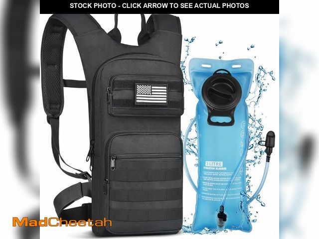 Lot 74-14337747 - NOOLA Hydration Backpack with 3L TPU Water Bladder, Tactical Molle Water Backpack for Men Women, Hyd...