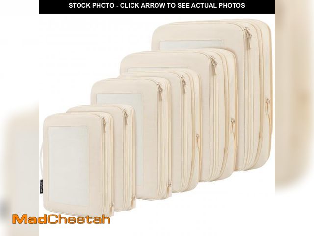 Lot 74-12303720 - BAGAIL 4 Set/6 Set/8 Set Compression Packing Cubes Travel Accessories Expandable Packing Organizers ...