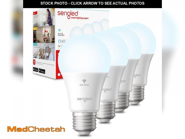 Lot 74-11857247 - Sengled Alexa WiFi Light Bulb - Smart Bulbs That Work with Alexa/Google Assistant, A19 Daylight (500...