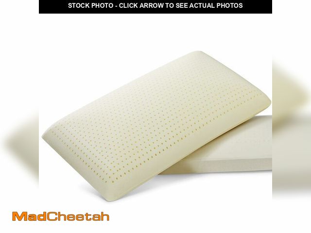 Lot 74-14379993 - ECQOLRA 100% Natural Talalay Latex Pillow, Luxury Support Sleeping Bed Pillow for Side, Back, and St...