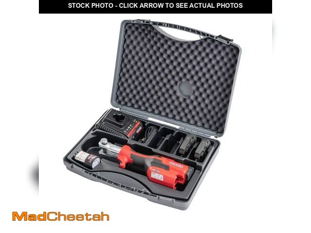 Lot 74-13694824 - RIDGID RP 115 Mini Press Tool Kit for 1/2 in. - 3/4 in. Copper &amp; Stainless Fittings with 12V Li-...