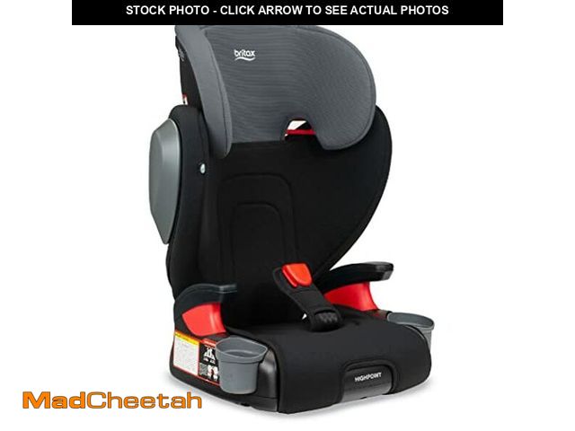 Lot 74-12632864 - Britax Highpoint Backless Belt-Positioning Booster Seat, SafeWash Black Ombre - UNUSED