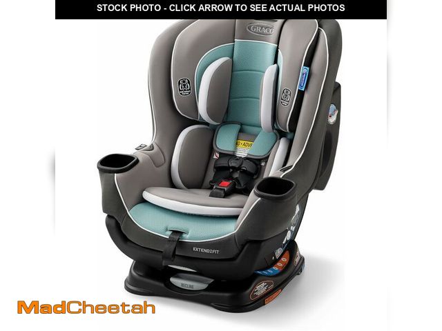 Lot 74-12544089 - Graco Extend2Fit Convertible Baby Car Seat, Rear and Forward Facing, Adjustable Extension Panel for ...