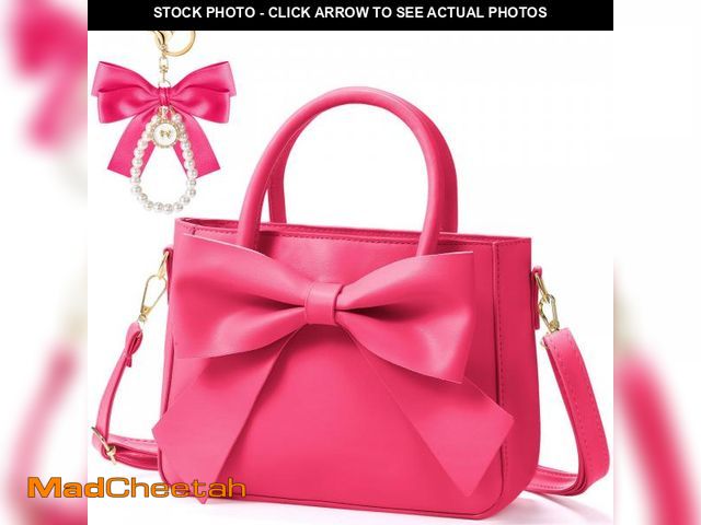 Lot 74-12432289 - Abbylike Cute Purses for Women Leather Crossbody with Bow Small Handbags with Adjustable Shoulder St...