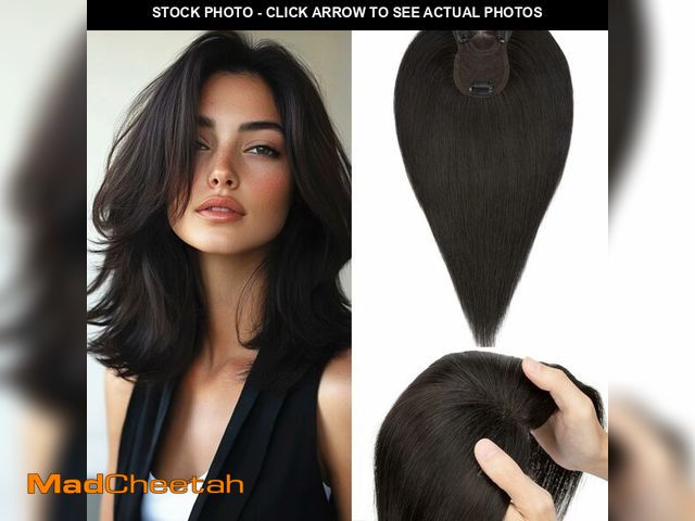 Lot 74-13953912 - Rich Choices Hair Toppers for Women Real Human Hair Remy Hairs Toppers Hairpieces for Women with Thi...