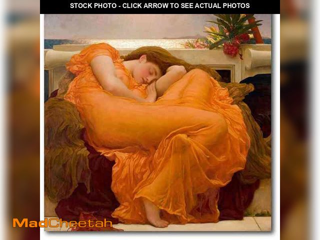 Lot 74-12870394 - Courtside Market Flaming June Frederic Leighton Gallery-Wrapped Canvas Nature Wall Art 30 in. x 30 i...