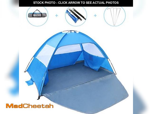 Lot 74-11906872 - Gorich Beach Tent Sun Shelter for 3/4-5/6-7/8-10 Person with UPF 50ÃÂ¯ÃÂ¼Ã¢â¬Â¹ UV Protection, Li...