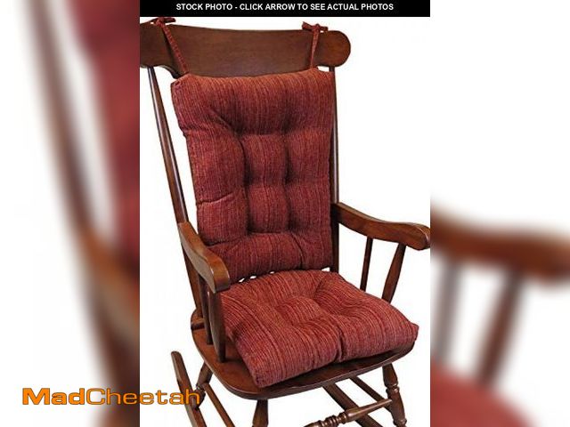 Lot 74-12399886 - Klear Vu The Gripper Non-Slip Rocking Chair Cushion Set with Thick Padding, Includes Seat Pad &amp; ...
