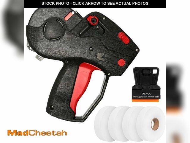 Lot 74-14211474 - Monarch 1131 Pricing Gun with Labels Starter Kit: Includes Price Gun, 10,000 White Pricing Labels an...