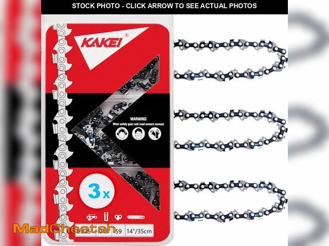 Lot 74-14210244 - KAKEI 14 Inch Chainsaw Chain .325" LP Pitch .043" Gauge 59 Drive Links Fits Husqvarna 535iXP(2826-20...