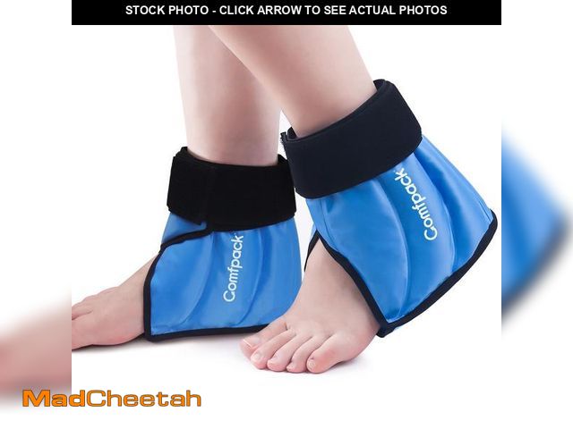 Lot 74-12434565 - Comfpack Ankle Ice Pack Wrap for Swelling, Heel Ice Pack for Pain Relief, Hot Cold Therapy Cold Pack...