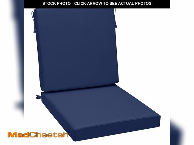 Lot 74-14264086 - AAAAAcessories Outdoor Seat Cushions for Chairs, One-Piece Design, Fade-Resistant, Waterproof Patio ...