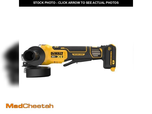 Lot 74-13691592 - DEWALT 20V XR Cordless 4-1/2. in. to 5 in. Variable Speed Angle Grinder (Tool Only) - UNUSED