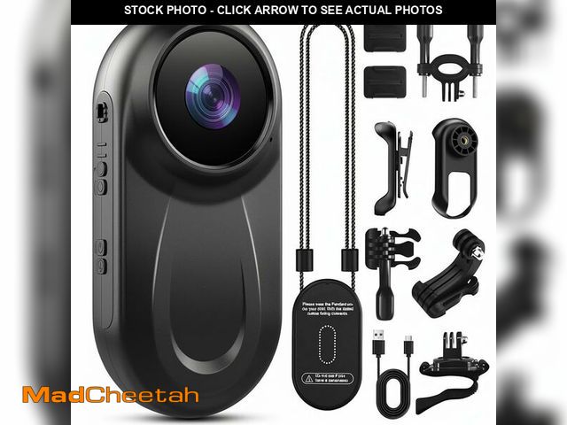 Lot 74-13963225 - Mini Body Camera 1080P, 512G Thumb Action Camera, Vlogging Cam Portable Camcorder with 360ÃÂ° POV R...