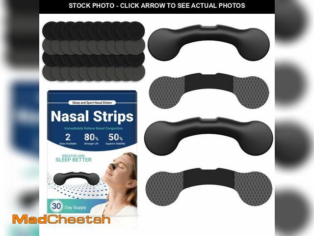 Lot 74-14478897 - Nasal Strips for Snoring Nose Strips for Breathing Enhanced Respiratory Efficiency Extra Strength Sn...