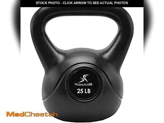 Lot 74-12137189 - ProsourceFit Vinyl Plastic Kettlebell from 10, 15, 20, 25, 30 and 35 lbs - UNUSED
