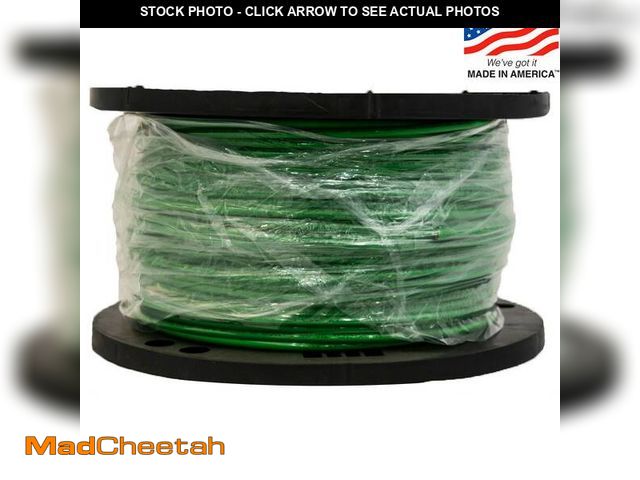 Lot 74-12826084 - Southwire SIMpull 500-ft 8 -AWG Green Stranded Copper THHN wire ( By-the-roll ) - UNUSED