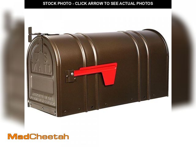 Lot 74-12144577 - Carlton Post-Mount T2 Mailbox, Bronze(DENTED)  - USED
