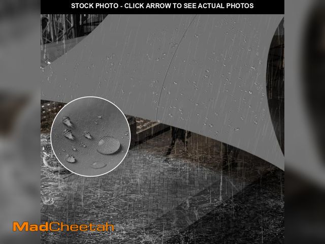 Lot 74-12313423 - SUNNY GUARD Waterproof Sun Shade Sail 10' x 13' Charcoal Rectangle UV Block Sunshade for Backyard Ya...