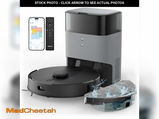 Lot 74-13758183 - AIRROBO Robot Vacuum and Mop Combo T20 with 60 Days Self-Empty Station Voice Control Home Mapping - ...