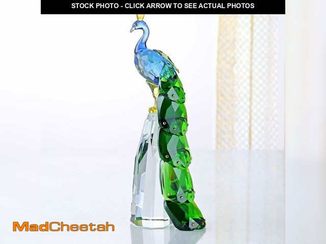 Lot 74-14207969 - DOJOZ Crystal Peacock Figurine Handmade Art Animal Home Decor Statue Home Decoration - UNUSED